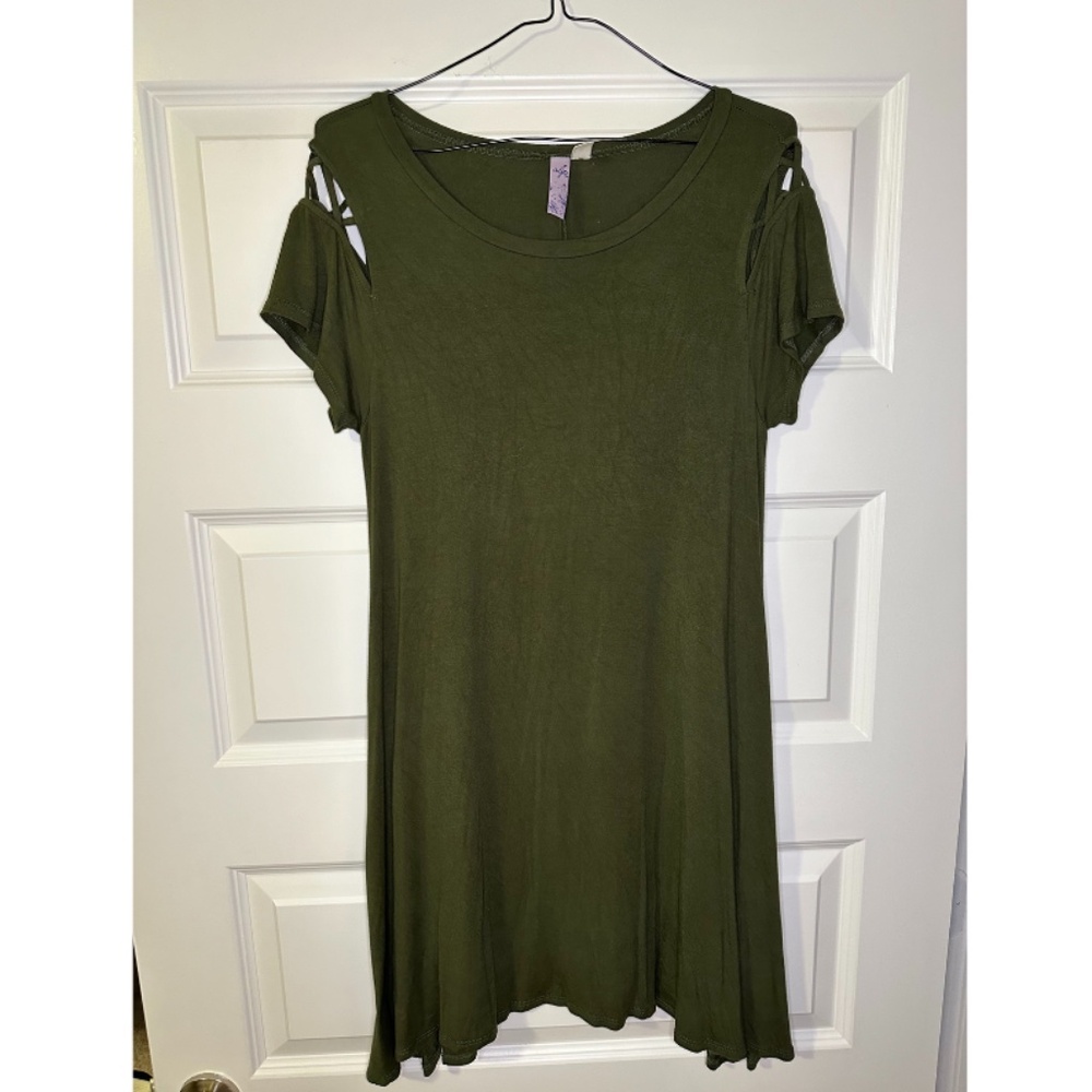 Francesca's Green Casual Dress